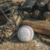 Custom Ring Bearer-Big Job-Full-Size Baseball-Wedding Party-Gold Rings