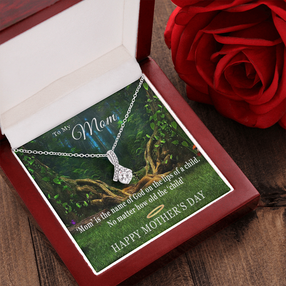 Mother's Day Gift-Lips of a Child-Forest-Alluring Beauty Necklace
