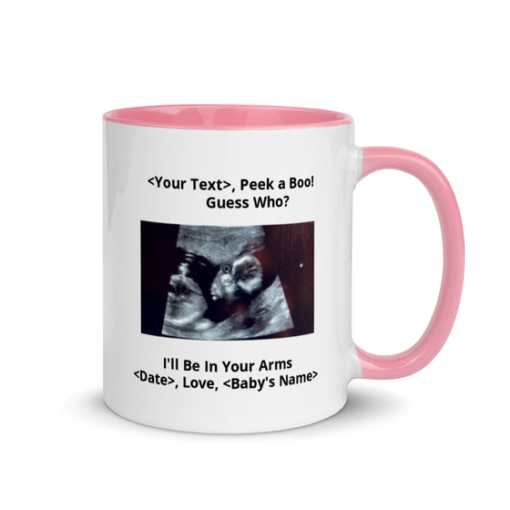 Customize Unborn's Gift to Their Parents - Mug with Color Inside
